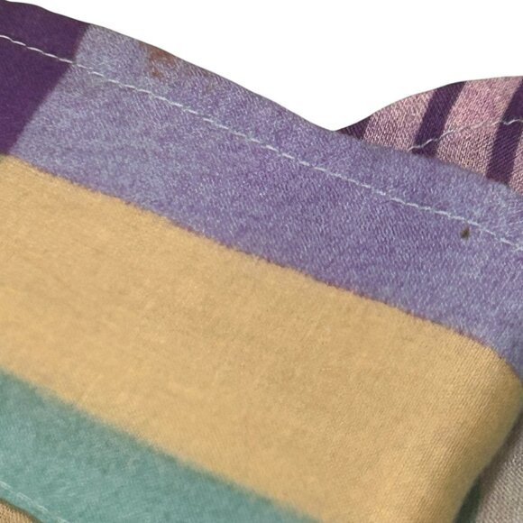 Vintage Pastel Plaid Long Sleeve Button Down - Picture 5 of 5